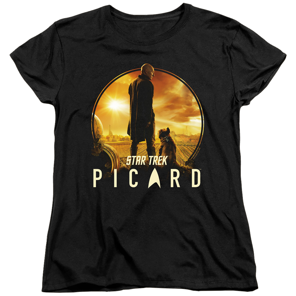 Star Trek Picard A Man And His Dog - Women's T-Shirt Women's T-Shirt Star Trek   