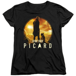 Star Trek Picard A Man And His Dog - Women's T-Shirt Women's T-Shirt Star Trek   