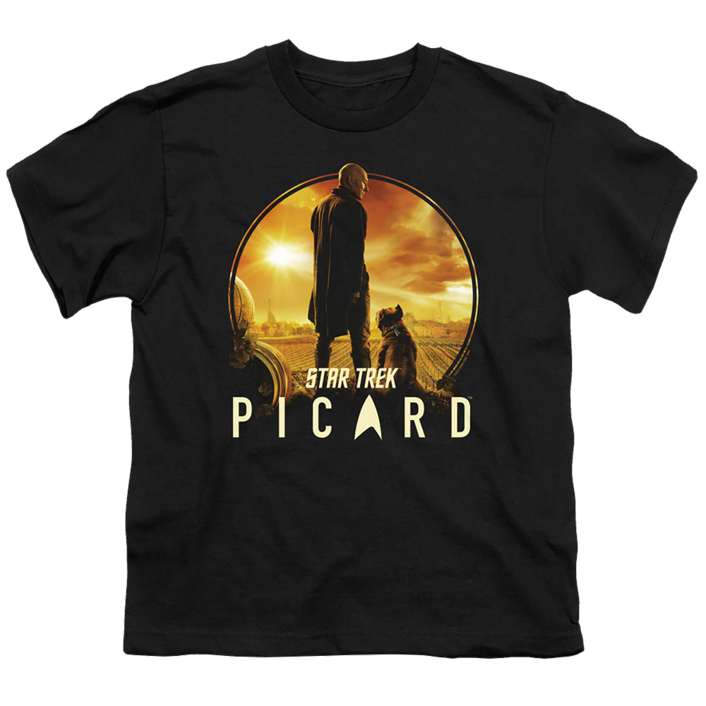 Star Trek Picard A Man And His Dog - Youth T-Shirt Youth T-Shirt (Ages 8-12) Star Trek   