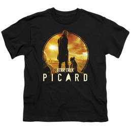 Star Trek Picard A Man And His Dog - Youth T-Shirt Youth T-Shirt (Ages 8-12) Star Trek   