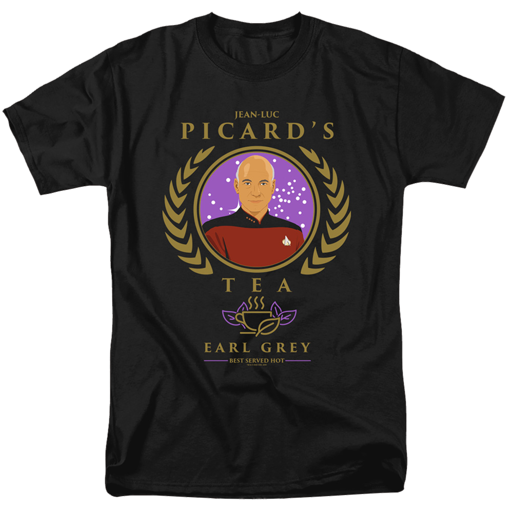 Star Trek The Next Generation Tea Earl Grey Hot - Men's Regular Fit T-Shirt Men's Regular Fit T-Shirt Star Trek   