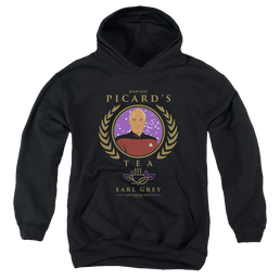 Star Trek The Next Generation Tea Earl Grey Hot - Youth Hoodie Youth Hoodie (Ages 8-12) Star Trek   