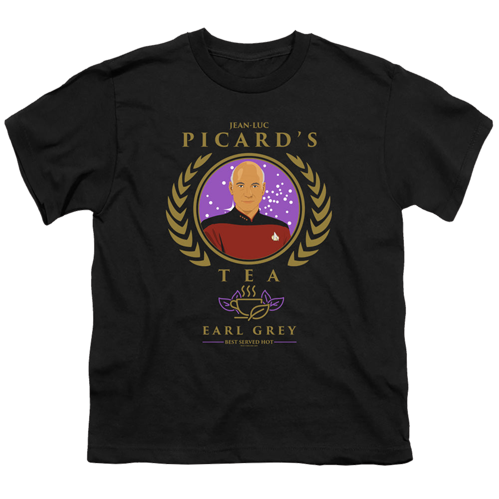 Star Trek The Next Generation Tea Earl Grey Hot - Youth T-Shirt Youth T-Shirt (Ages 8-12) Star Trek   