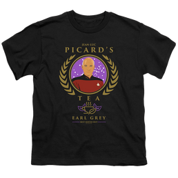 Star Trek The Next Generation Tea Earl Grey Hot - Youth T-Shirt Youth T-Shirt (Ages 8-12) Star Trek   
