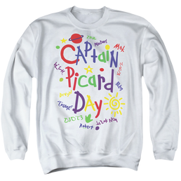 Star Trek The Next Generation Picard Day - Men's Crewneck Sweatshirt Men's Crewneck Sweatshirt Star Trek   