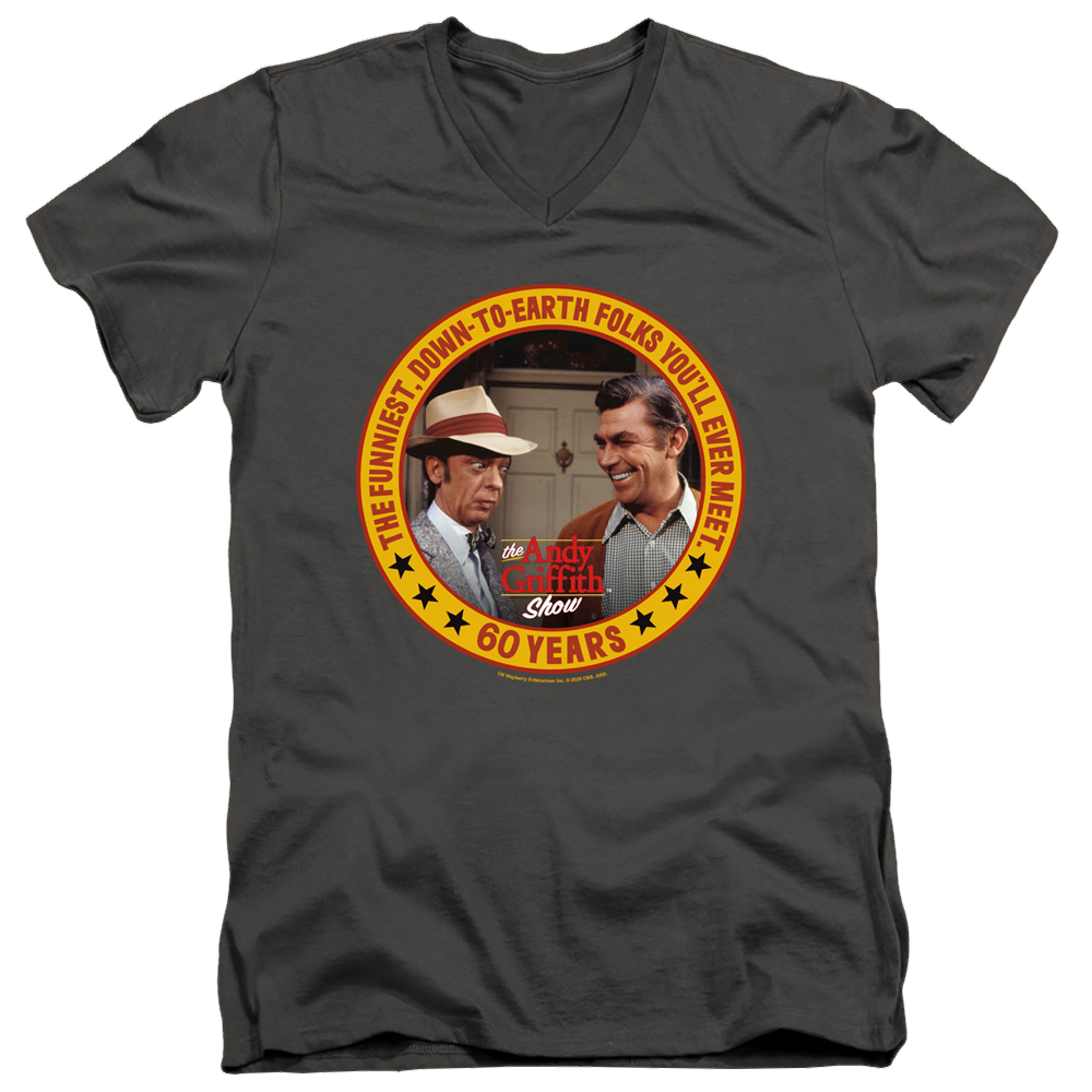 Andy Griffith Show, The 60 Years - Men's V-Neck T-Shirt Men's V-Neck T-Shirt Andy Griffith Show   