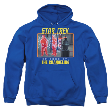 Royal pullover hoodie with Star Trek The Changeling graphic