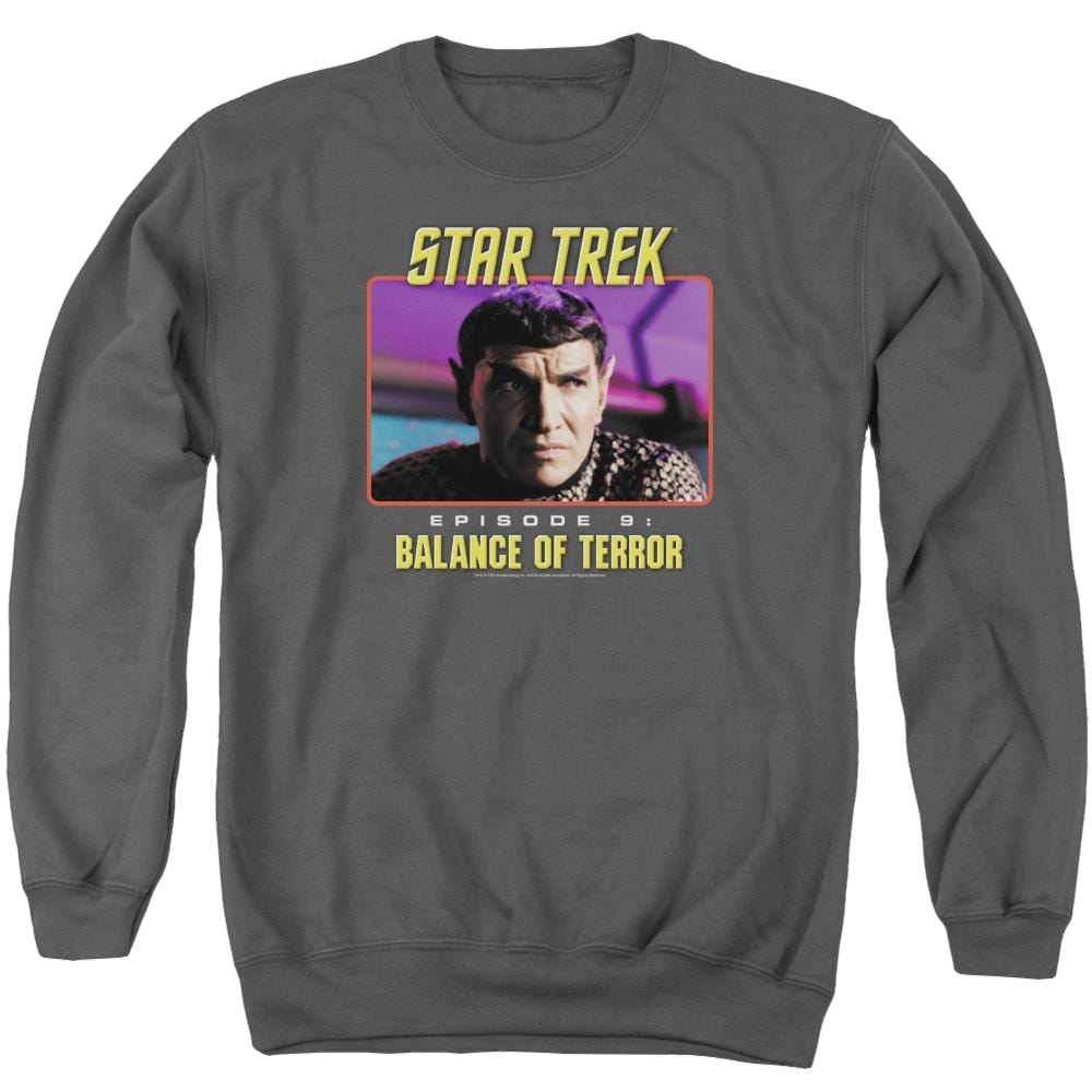 Star Trek Balance Of Terror Men's Crewneck Sweatshirt Men's Crewneck Sweatshirt Star Trek   