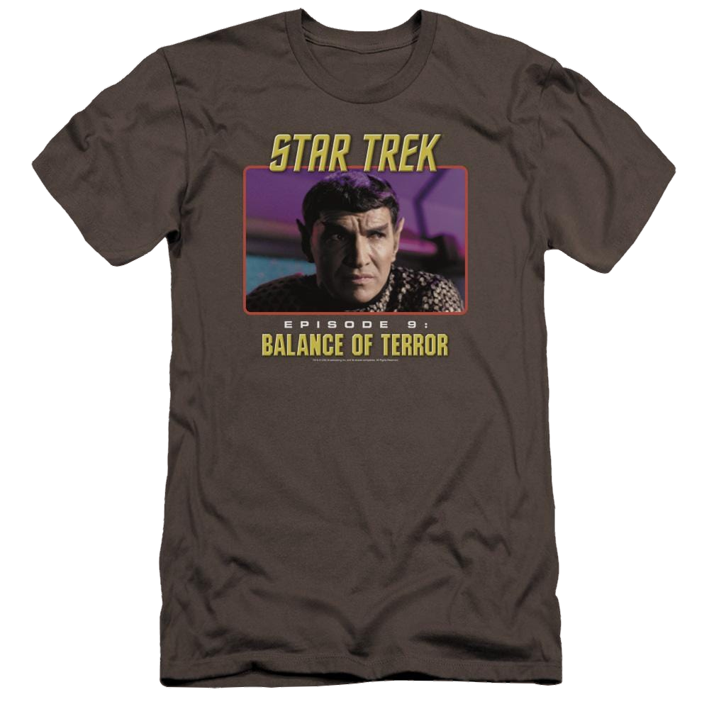 St Original Balance Of Terror Premium Adult Slim Fit T-Shirt Men's Premium Slim Fit T-Shirt Star Trek   