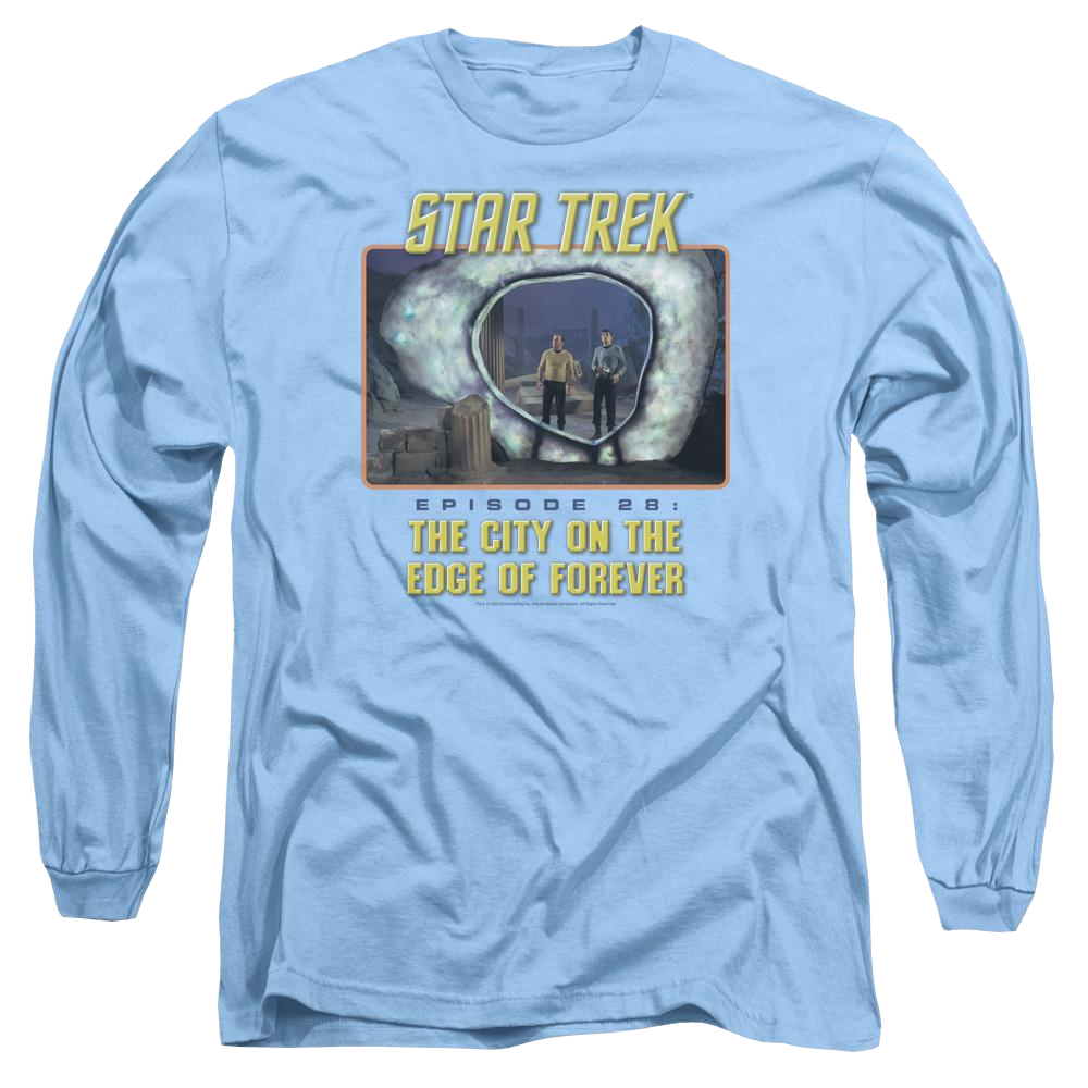 Star Trek Edge Of Forever Men's Long Sleeve T-Shirt Men's Long Sleeve T-Shirt Star Trek   