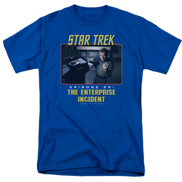 Royal men's regular fit t-shirt with Star Trek The Enterprise Incident graphic