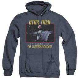 Star Trek The Original Series The Doomsday Machine - Heather Pullover Hoodie Heather Pullover Hoodie Star Trek   