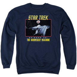 Star Trek The Doomsday Machine Men's Crewneck Sweatshirt Men's Crewneck Sweatshirt Star Trek   