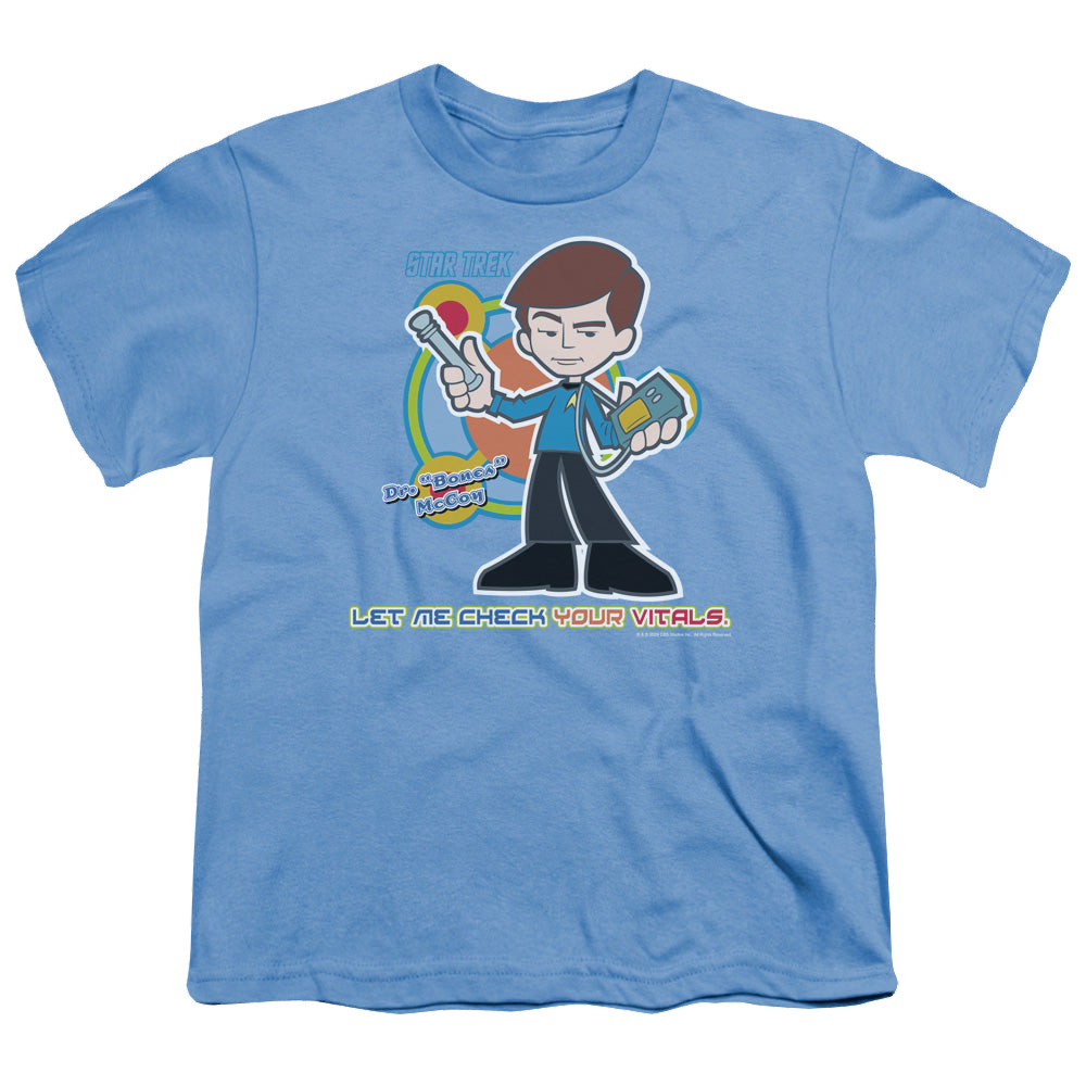 Star Trek The Original Series Check Your Vitals - Youth T-Shirt Youth T-Shirt (Ages 8-12) Star Trek   