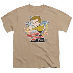 Star Trek The Original Series Captain Suave - Youth T-Shirt Youth T-Shirt (Ages 8-12) Star Trek   