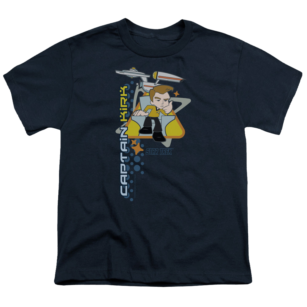Star Trek The Original Series Captains Chair - Youth T-Shirt Youth T-Shirt (Ages 8-12) Star Trek   