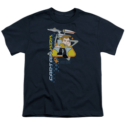 Star Trek The Original Series Captains Chair - Youth T-Shirt Youth T-Shirt (Ages 8-12) Star Trek   