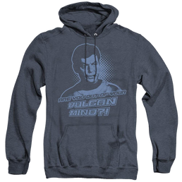 Star Trek The Original Series Vulcan Mind - Heather Pullover Hoodie Heather Pullover Hoodie Star Trek   