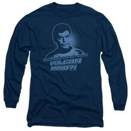 Star Trek Vulcan Mind Men's Long Sleeve T-Shirt Men's Long Sleeve T-Shirt Star Trek   