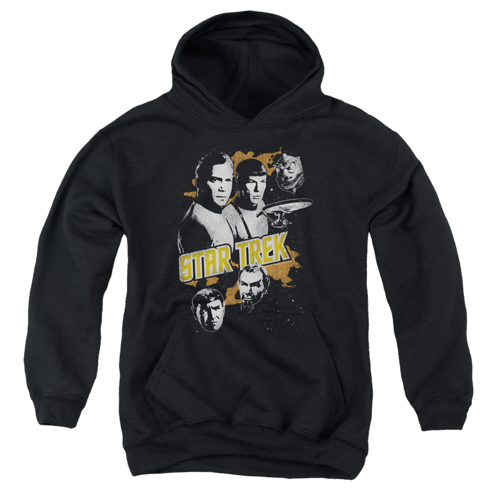 Star Trek The Original Series Graphic Good Vs Evil - Youth Hoodie Youth Hoodie (Ages 8-12) Star Trek   