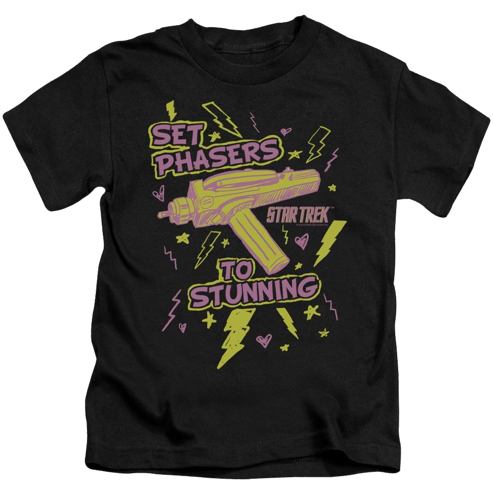 Star Trek The Original Series Set Phasers - Kid's T-Shirt Kid's T-Shirt (Ages 4-7) Star Trek   