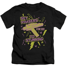 Star Trek The Original Series Set Phasers - Kid's T-Shirt Kid's T-Shirt (Ages 4-7) Star Trek   