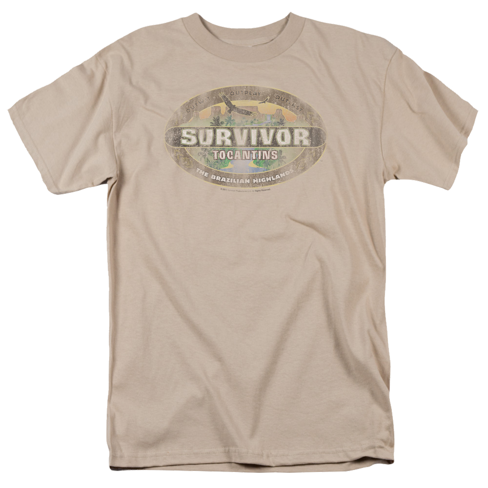 Survivor Tocantins Distressed - Men's Regular Fit T-Shirt Men's Regular Fit T-Shirt Survivor   
