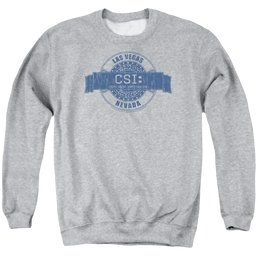 CSI Vegas Badge - Men's Crewneck Sweatshirt Men's Crewneck Sweatshirt CSI   