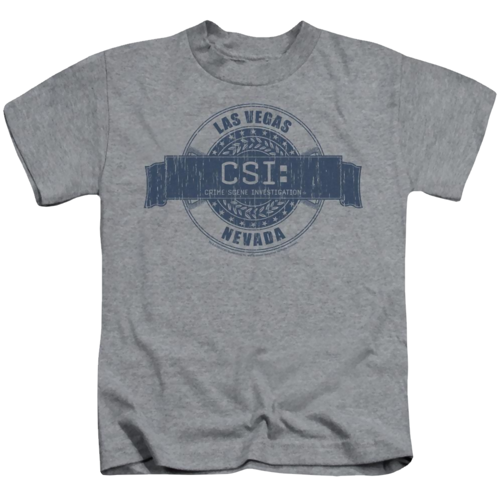 CSI Vegas Badge - Kid's T-Shirt (Ages 4-7) Kid's T-Shirt (Ages 4-7) CSI   