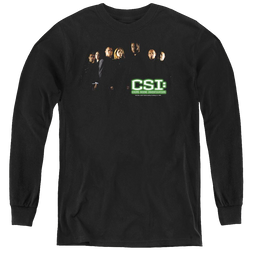 Csi Shadow Cast - Youth Long Sleeve T-Shirt Youth Long Sleeve T-Shirt CSI   