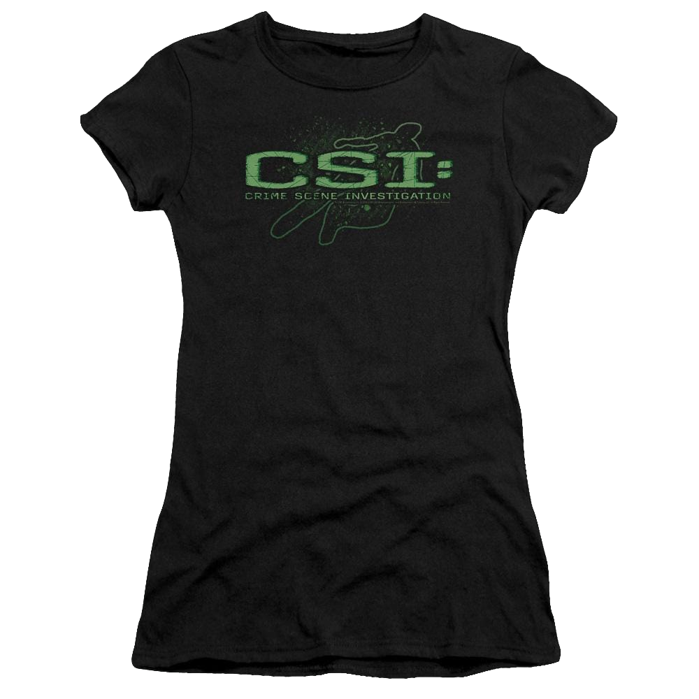 CSI Sketchy Shadow - Juniors T-Shirt Juniors T-Shirt CSI   