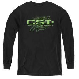 Csi Sketchy Shadow - Youth Long Sleeve T-Shirt Youth Long Sleeve T-Shirt CSI   