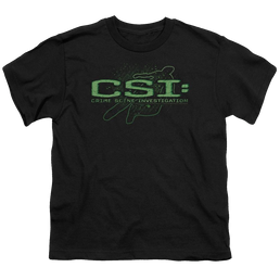 CSI Sketchy Shadow - Youth T-Shirt (Ages 8-12) Youth T-Shirt (Ages 8-12) CSI   