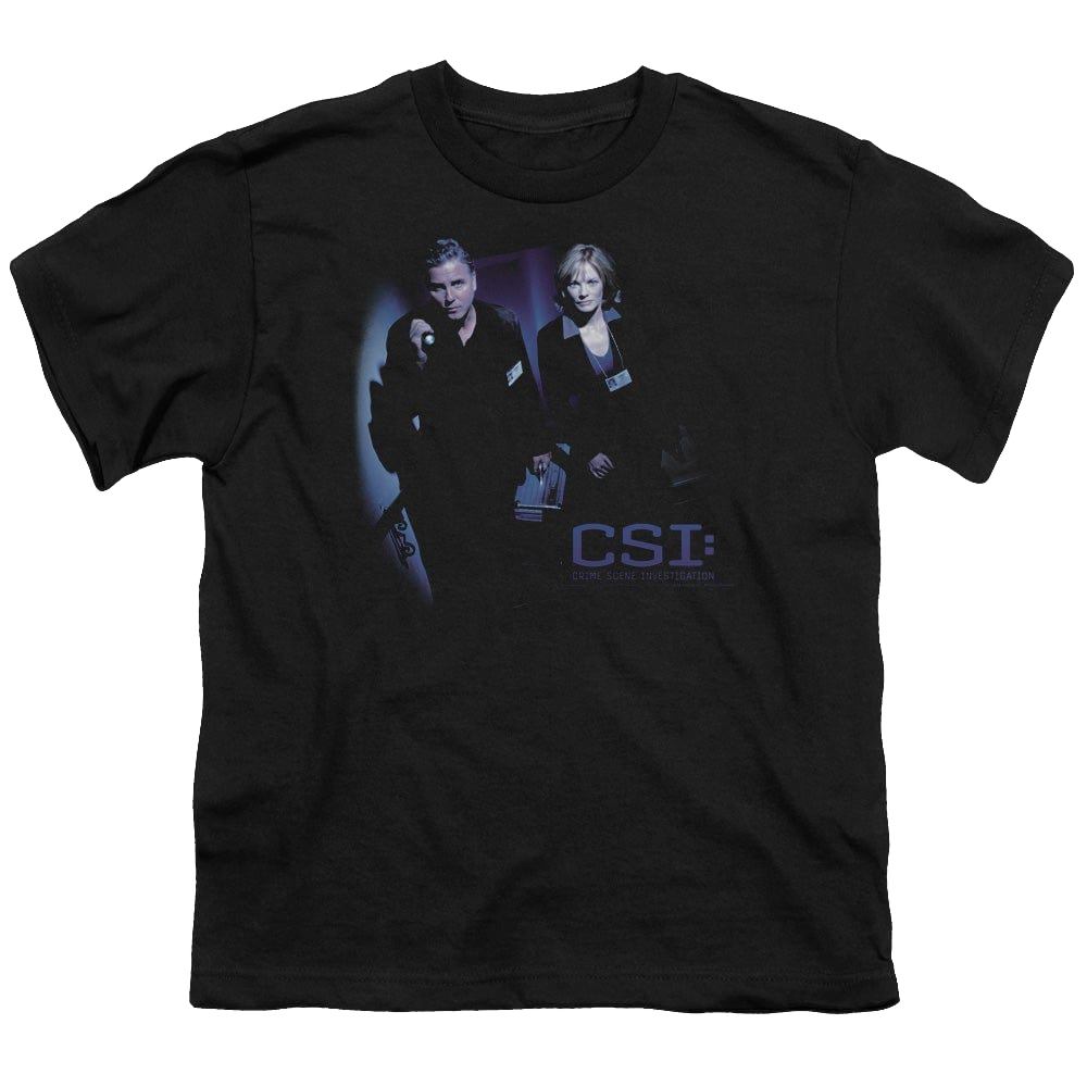 CSI At The Scene - Youth T-Shirt Youth T-Shirt (Ages 8-12) CSI   