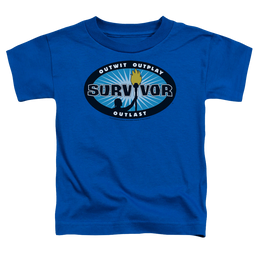 Survivor Blue Burst - Toddler T-Shirt Toddler T-Shirt Survivor   