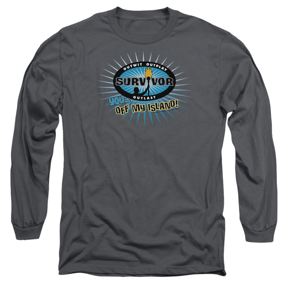 Survivor Off My Island - Men's Long Sleeve T-Shirt Men's Long Sleeve T-Shirt Survivor   