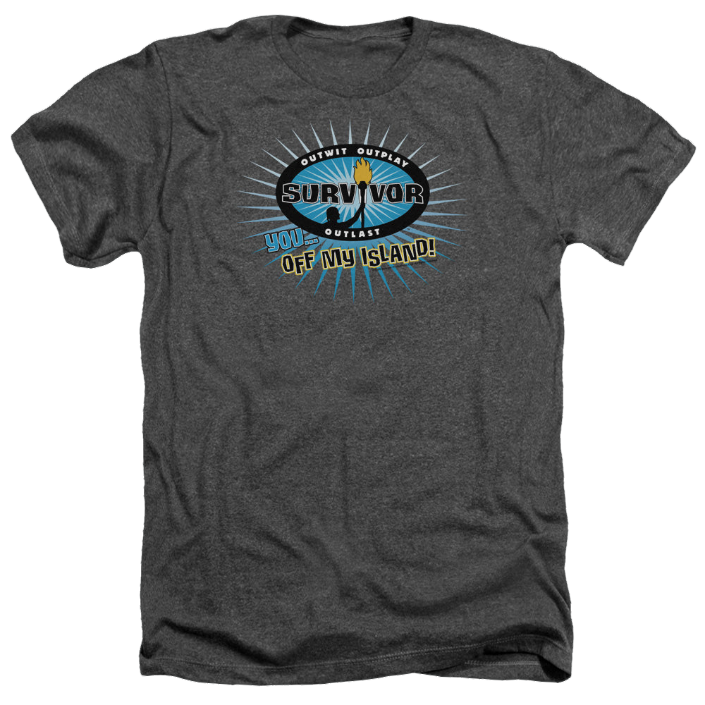 Survivor Off My Island - Men's Heather T-Shirt Men's Heather T-Shirt Survivor   