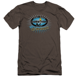 Survivor Off My Island - Men's Premium Slim Fit T-Shirt Men's Premium Slim Fit T-Shirt Survivor   