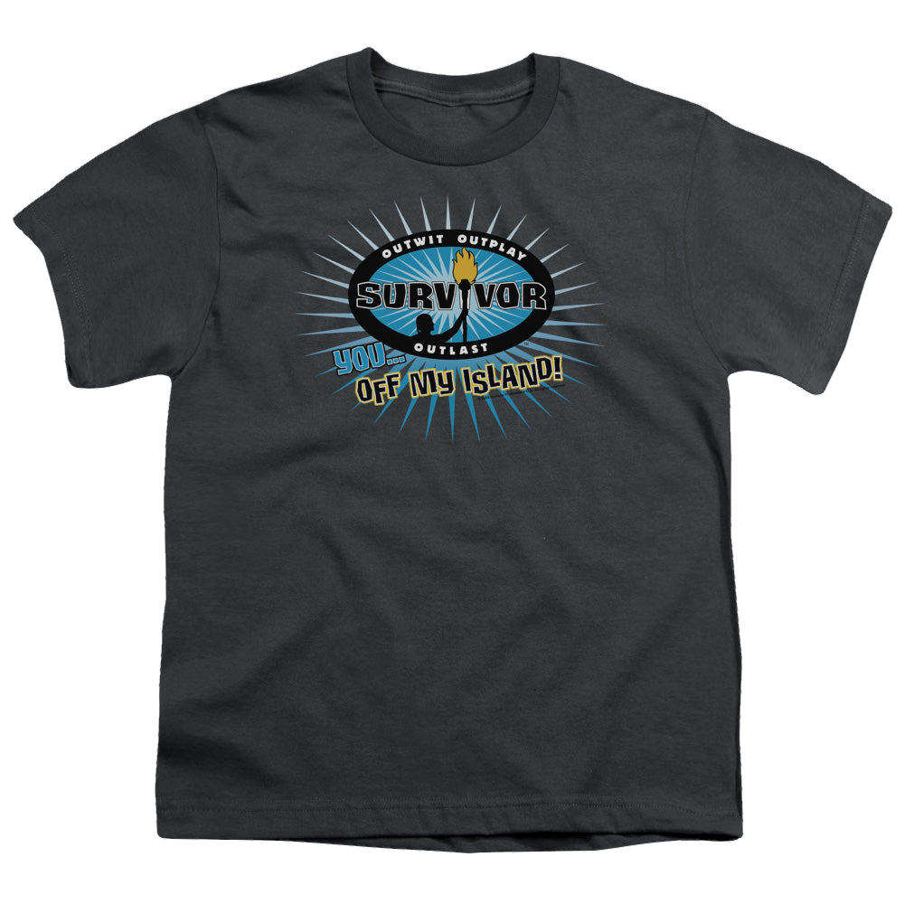 Survivor Off My Island - Youth T-Shirt Youth T-Shirt (Ages 8-12) Survivor   