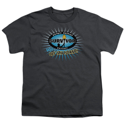 Survivor Off My Island - Youth T-Shirt Youth T-Shirt (Ages 8-12) Survivor   