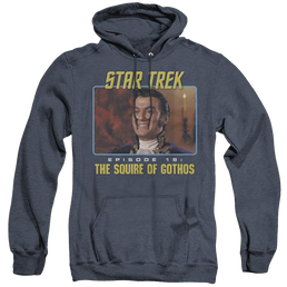 Star Trek The Original Series The Squire Of Gothos - Heather Pullover Hoodie Heather Pullover Hoodie Star Trek   