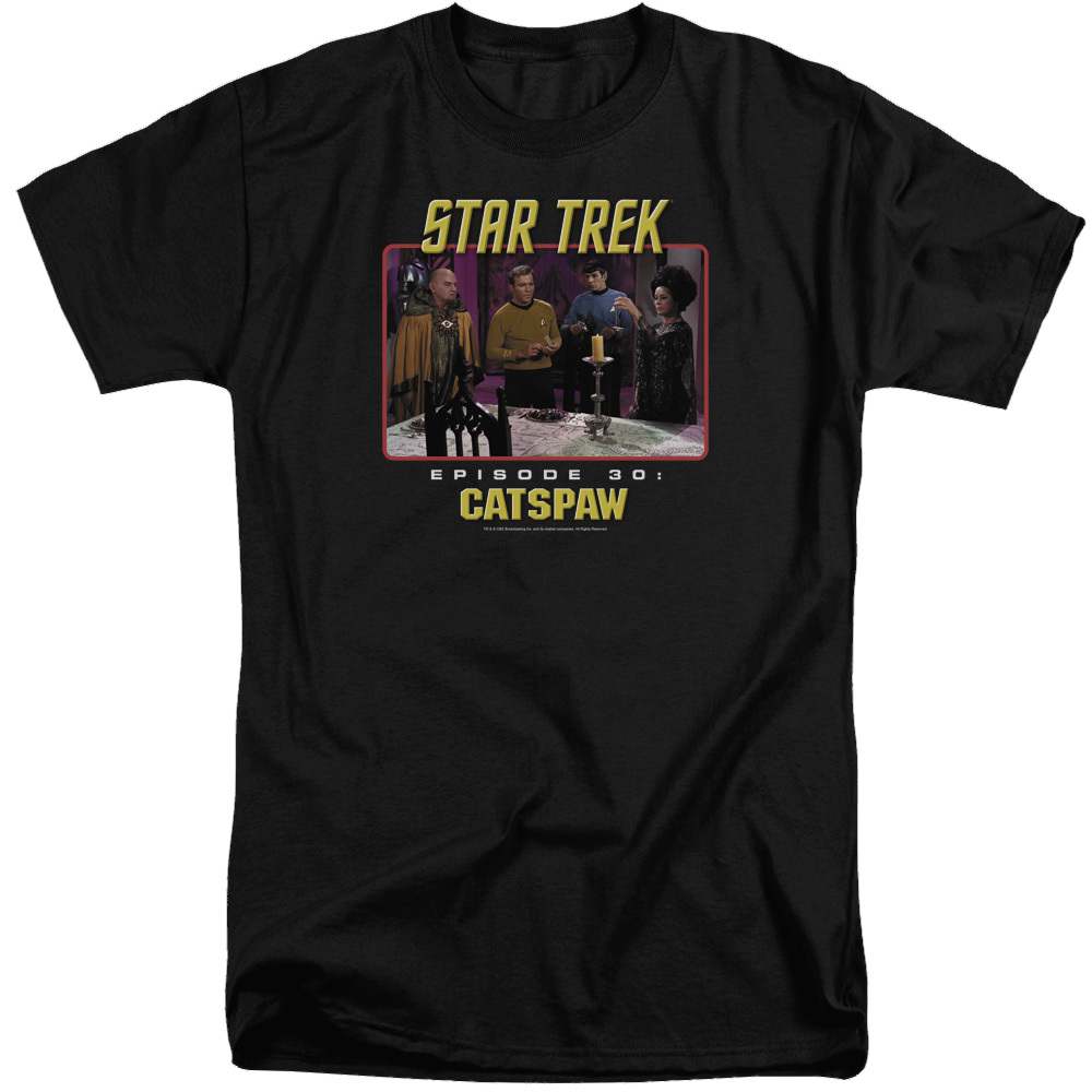 Star Trek Original Cats Paw Men's Tall Fit T-Shirt Men's Tall Fit T-Shirt Star Trek   