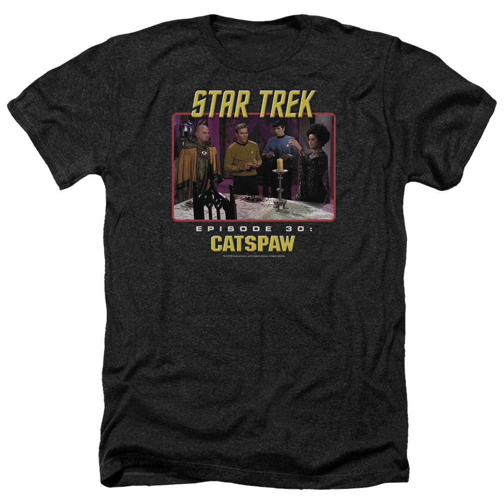 Star Trek Original Cats Paw Men's Heather T-Shirt Men's Heather T-Shirt Star Trek   