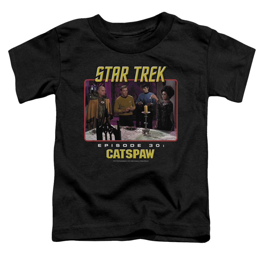 Star Trek Original Cats Paw Toddler T-Shirt Toddler T-Shirt Star Trek   