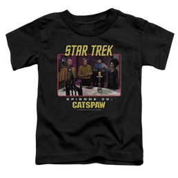 Star Trek Original Cats Paw Toddler T-Shirt Toddler T-Shirt Star Trek   
