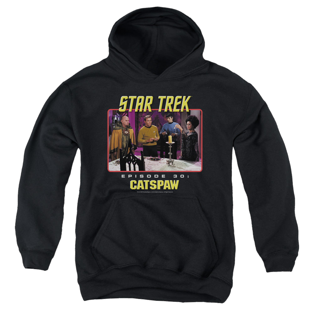 Star Trek The Original Series Cats Paw - Youth Hoodie Youth Hoodie (Ages 8-12) Star Trek   