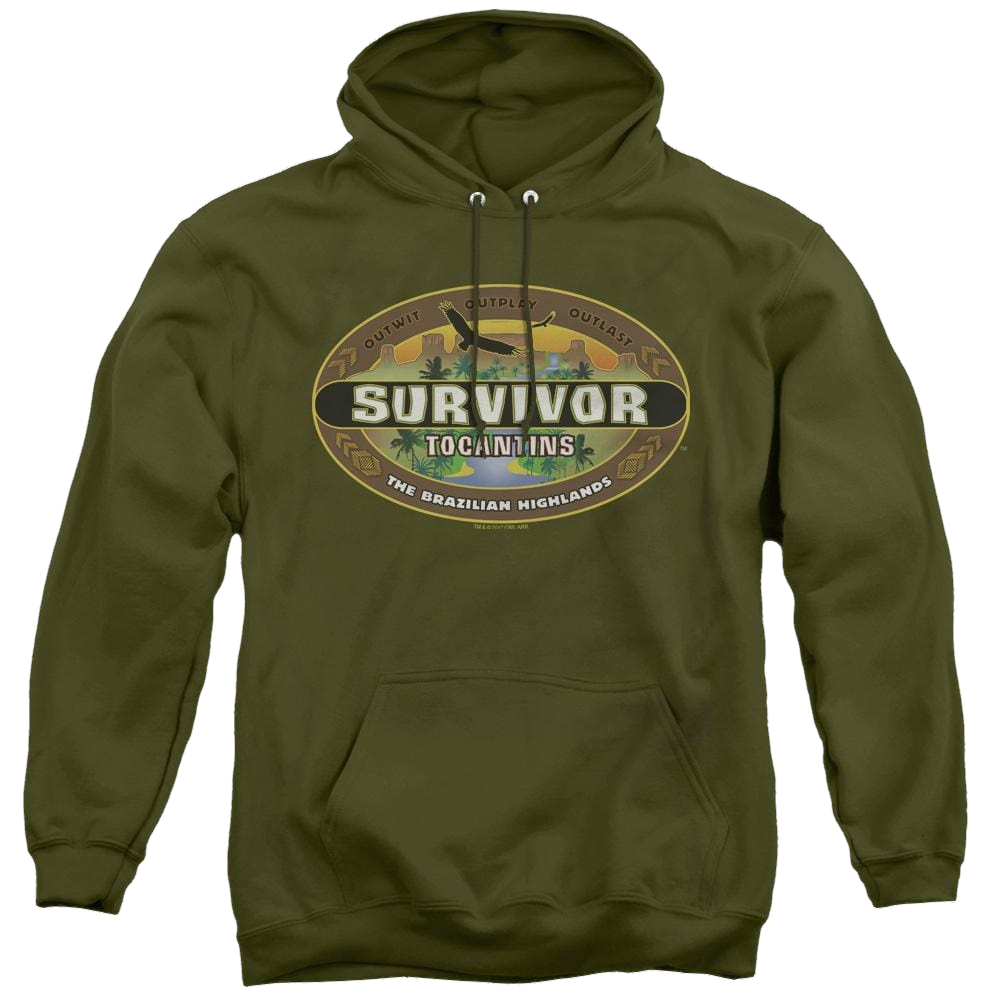 Survivor Tocantins Logo - Pullover Hoodie Pullover Hoodie Survivor   