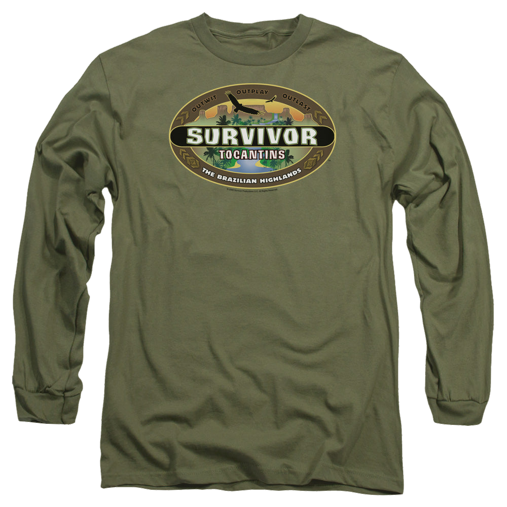 Survivor Tocantins Logo - Men's Long Sleeve T-Shirt Men's Long Sleeve T-Shirt Survivor   