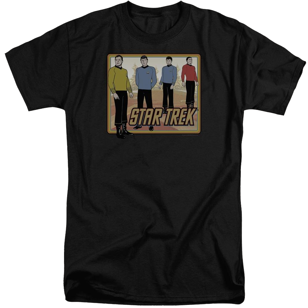 Star Trek Classic Men's Tall Fit T-Shirt Men's Tall Fit T-Shirt Star Trek   