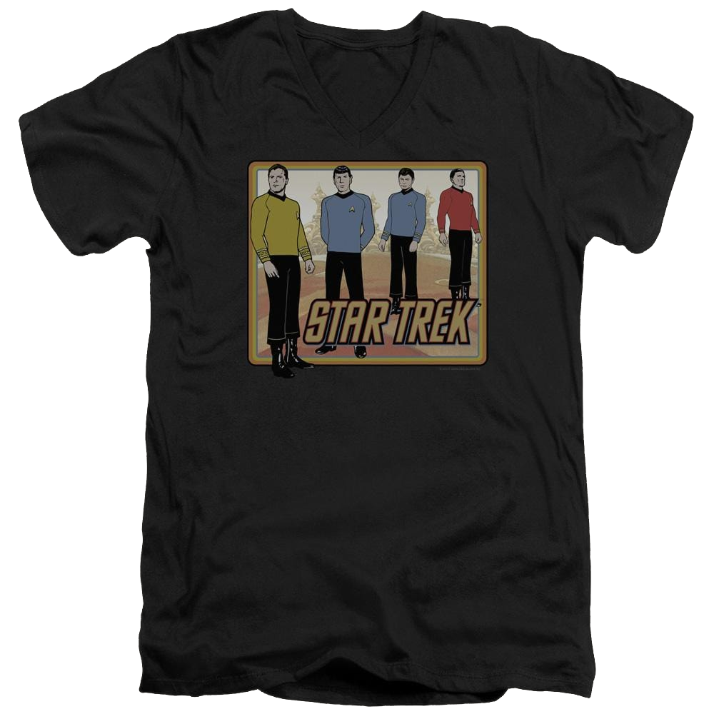 Star Trek Classic Men's V-Neck T-Shirt Men's V-Neck T-Shirt Star Trek   